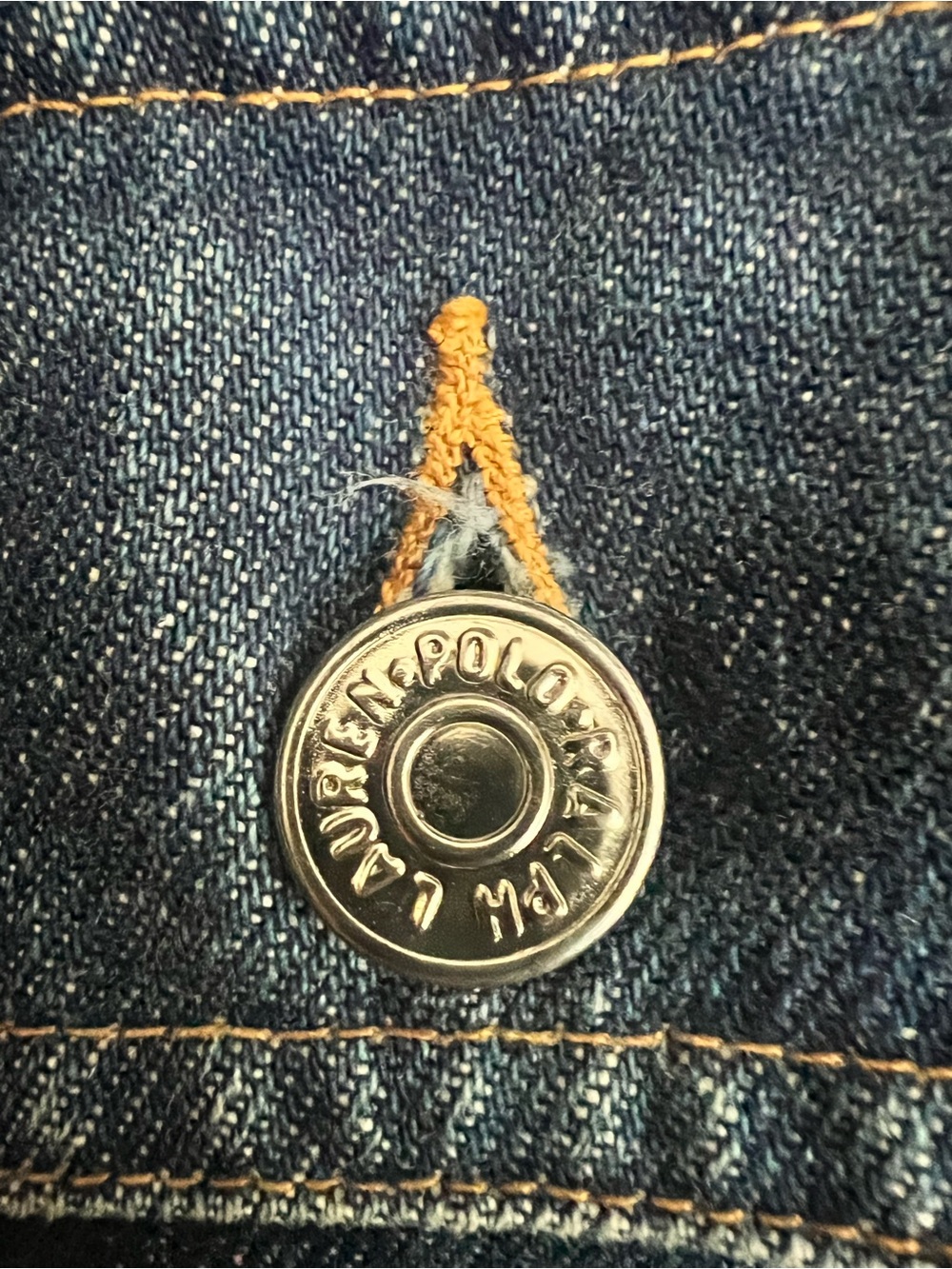 Polo Ralph Lauren Men's Denim Chore Jacket with Contrast Collar - Picture 9 of 9